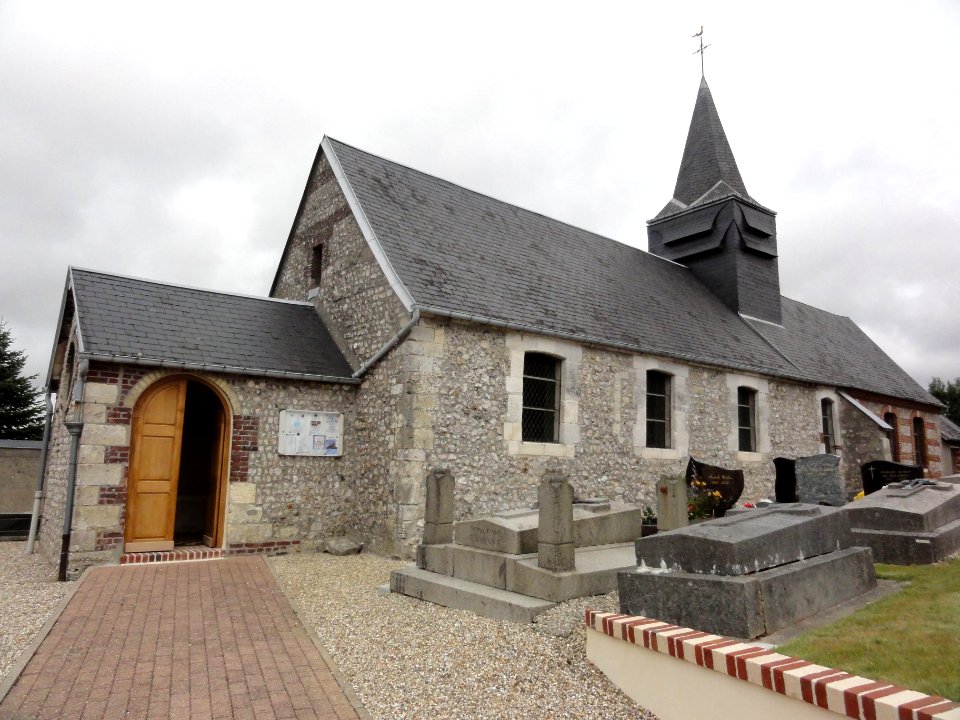 Villainville (Seine-Mar.) église extérieur