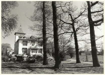 Villa Uyt den Bosch, hoek Spanjaardslaan en Wagenweg, ziende naar het oosten. NL-HlmNHA 54031831