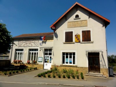 Ville-Houdlémont (Meurthe-et-M.) mairie-école