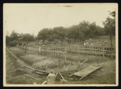 Ville Dommange - South of Reims. Military cemetery - July 1918, Bestanddeelnr 158-0535