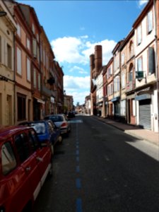 Villefranche-de-Lauragais - Rue de la République - Côté nord