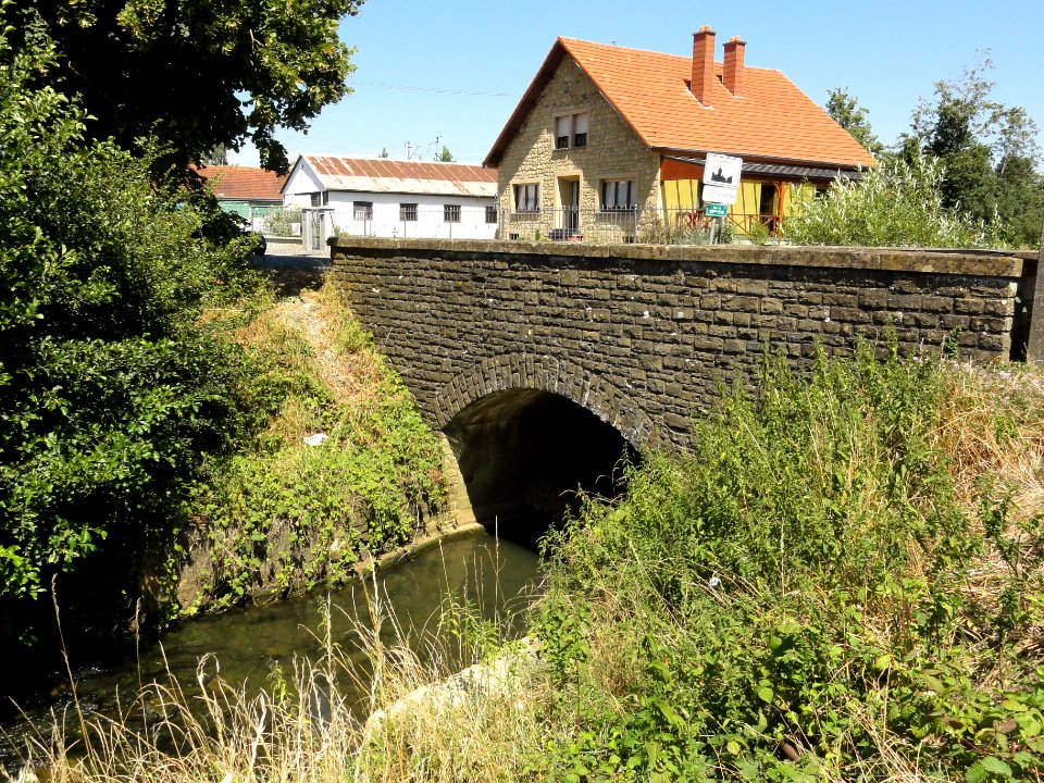 Ville-Houdlémont (Meurthe-et-M.) frontière franco-belge (03) pont de la la Vire