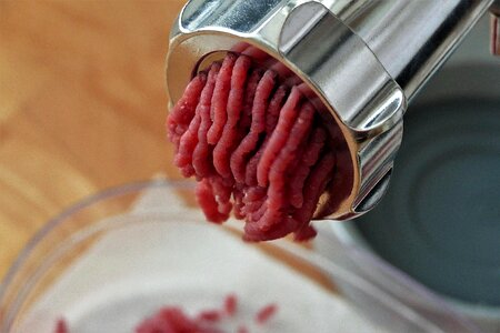 Meat minced ' meat raw