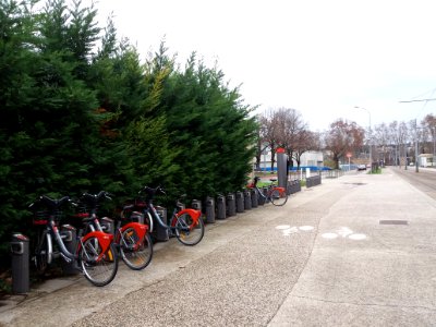 Villeurbanne - Rue de la Technologie - Station Vélo'v 10001