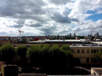 Villeurbanne - Rue du Pérou - Vue vers le sud depuis un immeuble