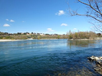 Villeurbanne - Rhône - Bras de Caluire, bras de la Feyssine et écluse de la Feyssine