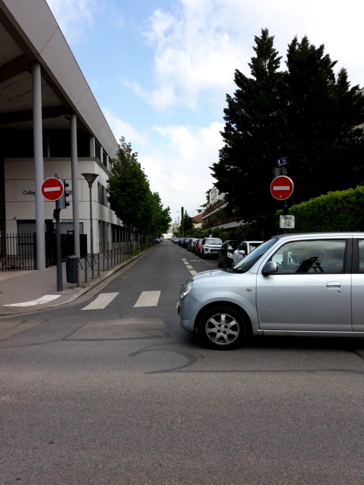 Villeurbanne - Rue Mauvert, depuis la rue Francis de Pressensé
