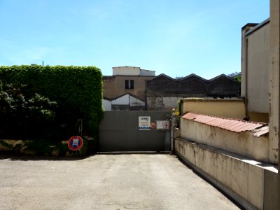 Villeurbanne - Rue Anatole France, travaux de démolition au niveau du numéro 66