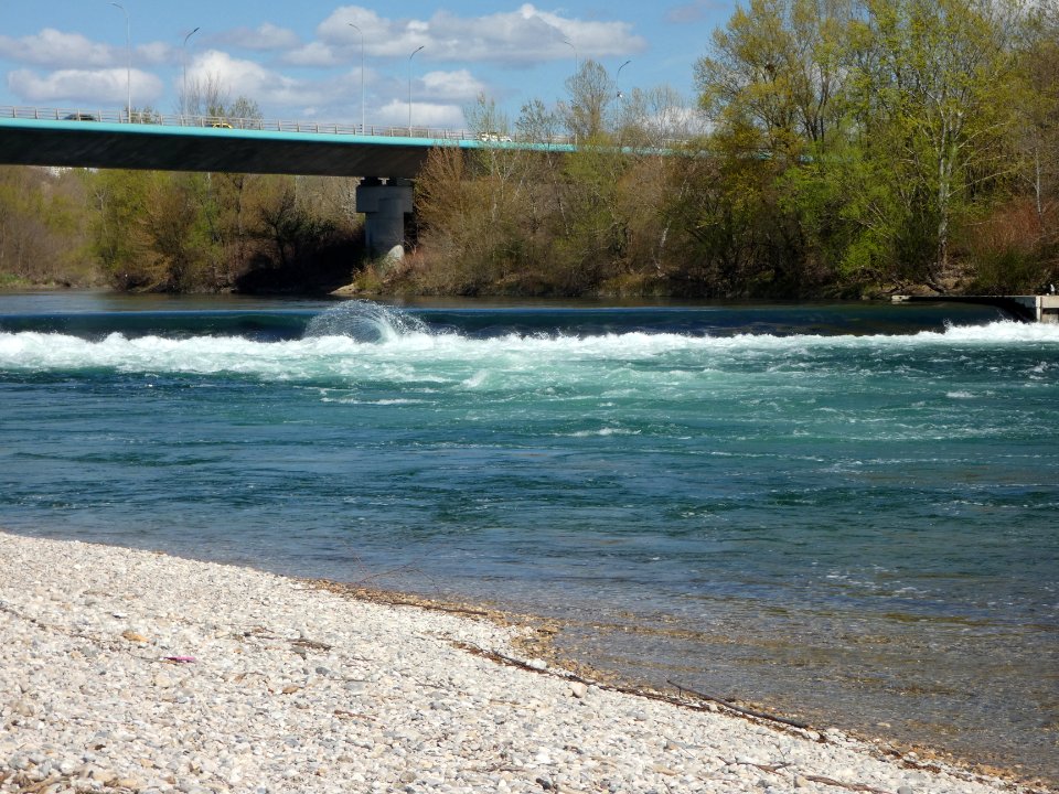Villeurbanne - Rhône - Seuil de Caluire et viaduc de la Feyssine