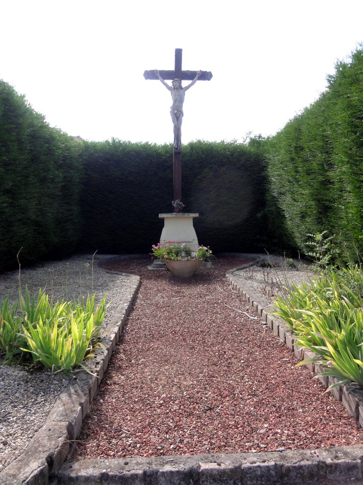 Villeret (Aisne) croix de chemin