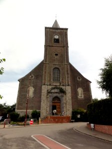 Villers-Pol (Nord,Fr) église, façade