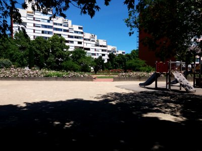 Villeurbanne - Jardin de l'Embellie, vue d'ensemble