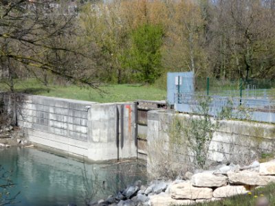 Villeurbanne - Parc de la Feyssine - Écluse de la Feyssine