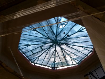Villeurbanne - L'Autre Soie, plafond de la Rotonde