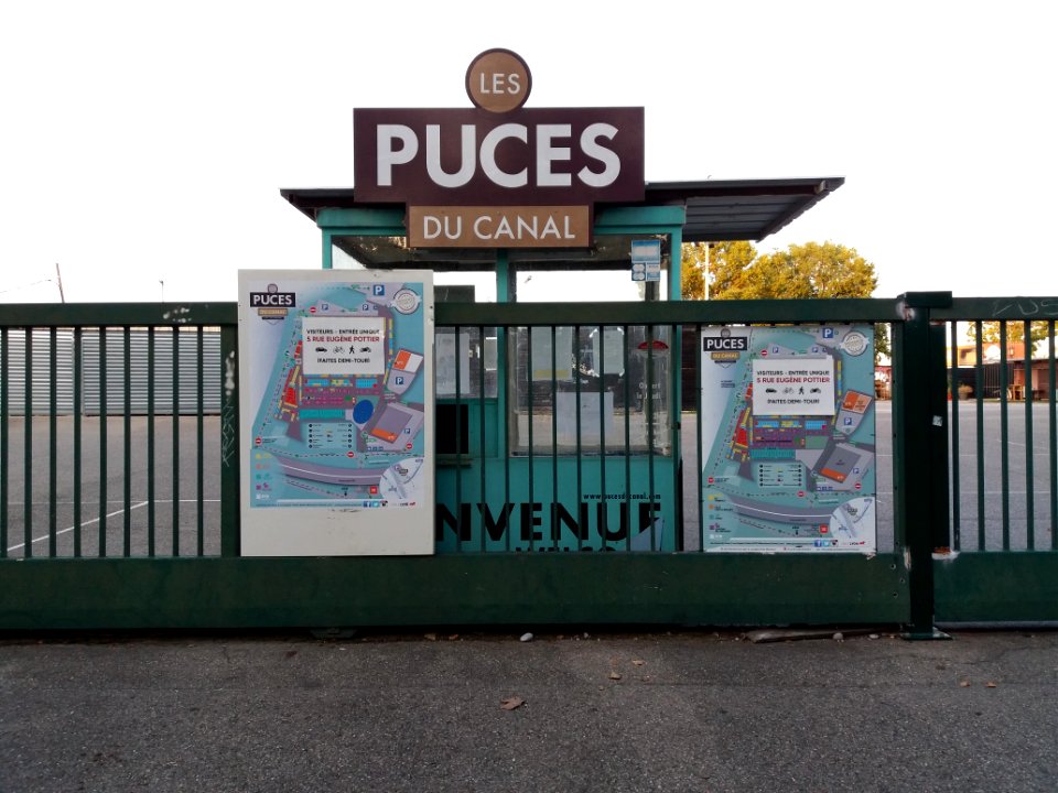 Villeurbanne - Les Puces du Canal - Entrée