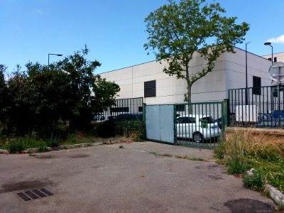 Villeurbanne - L'Autre Soie, portail de l'intérieur