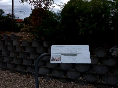 Villeurbanne - Promenade de la Gare, plaque Site industriel