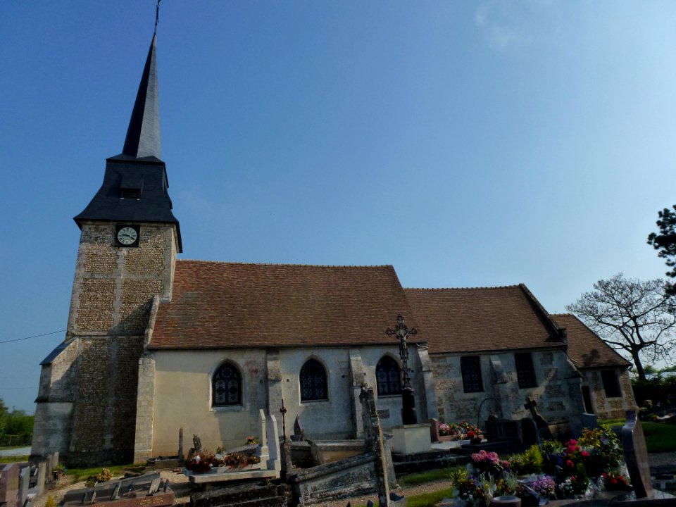 Villez-sur-le-Neubourg (Eure, Fr) église