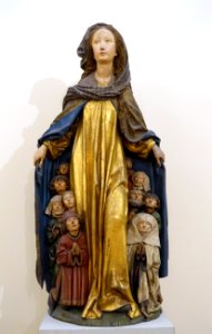 Virgin of Mercy from the Church of Our Lady in Ravensburg, by Michel Erhart, c. 1480, linden wood - Bode-Museum - DSC03573