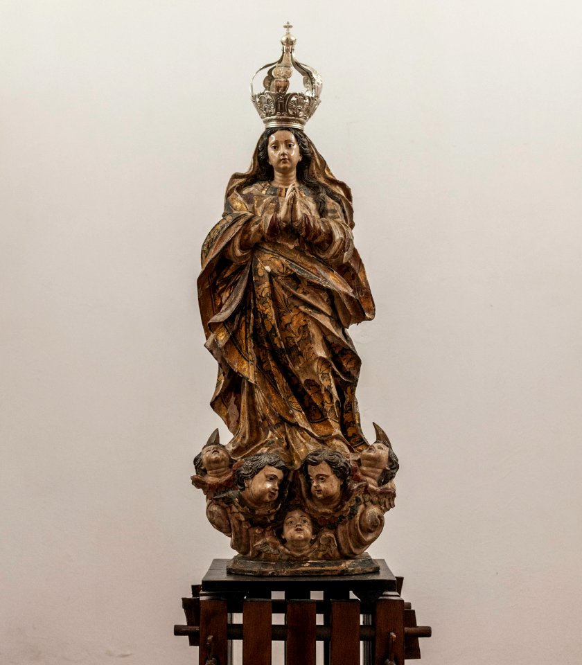Virgin statue church olinda