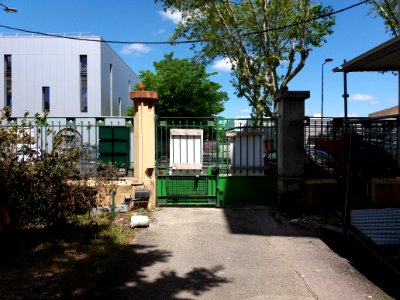 Villeurbanne - L'Autre Soie, petit portail de l'intérieur