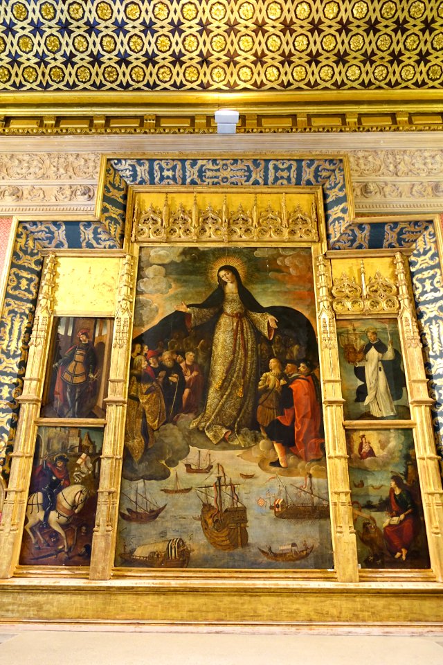 Virgen de los Mareantes altarpiece - Alcázar of Seville, Spain - DSC07334