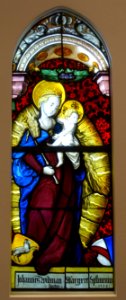 Virgin in Aureola with St. John the Baptist and St. Margarete (Virgin), Charterhouse in Freiburg, workshop of Hans Gitschmann, Freiburg im Breisgau, 1528 - Museum Schnütgen - Cologne, Germany - DSC09805
