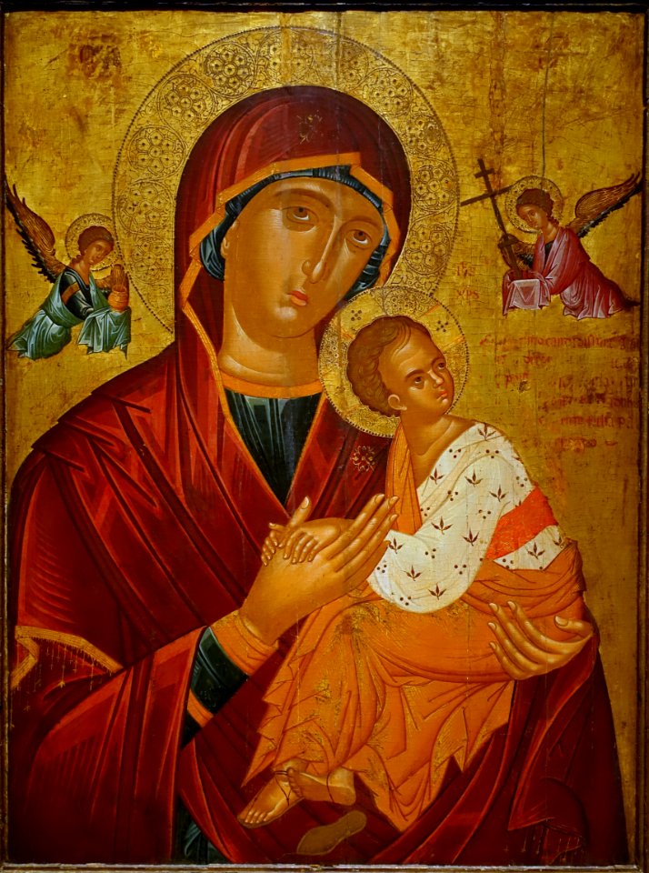 Virgin of the Passion, by Andrea Rico di Candia, Cretan, 1451-1492, tempera on wood panel - Princeton University Art Museum - DSC06640