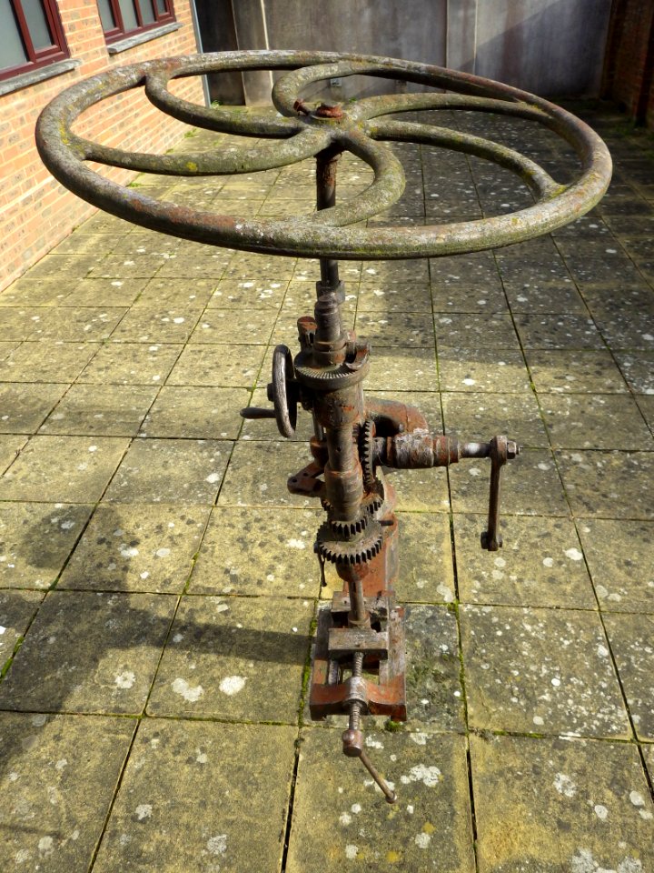 Vintage Hand-cranked Drill, Bexhill Old Town (2)