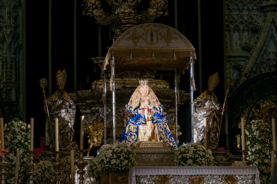 Virgen de los Reyes cathedral of Seville Andalusia Spain