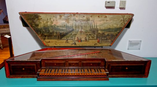 Virginal, Brunetus Veronensis (Bruneto dagli Organi), Verona, 1564 - Germanisches Nationalmuseum - Nuremberg, Germany - DSC03273