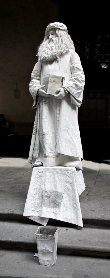 Vinci self portrait Florence