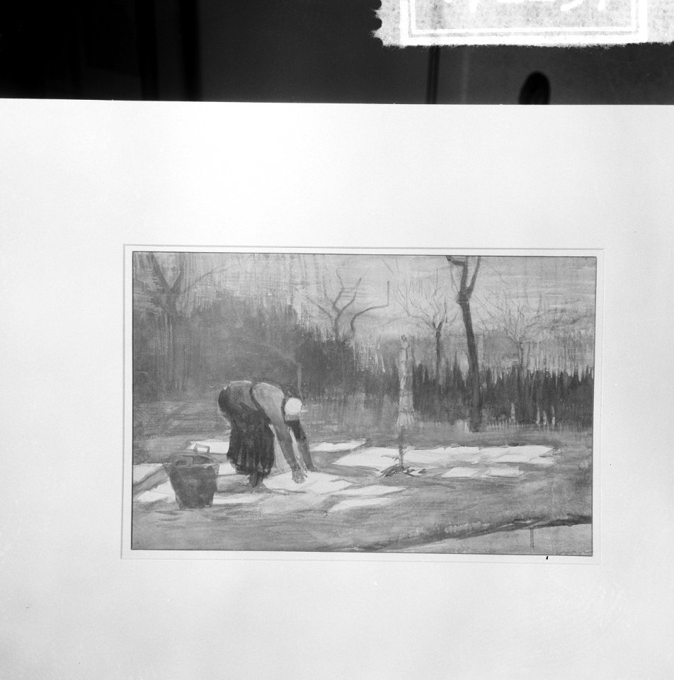 Vincent van Gogh in veiling bij Paul Brandt , de originele Vincent van Gogh aqua, Bestanddeelnr 917-2257