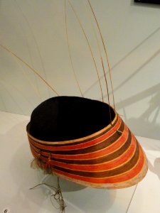 Visor (man's), Aleut, collected in 1867-1868 - Native American collection - Peabody Museum, Harvard University - DSC05649