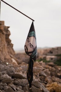 Visiting the Shia shrine of Sayida Zeyneb in Shingal in April of 2019, during its reconstruction following destruction by the Islamic State 06