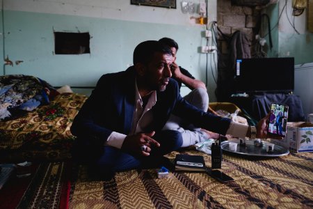 Visiting the Shia shrine of Sayida Zeyneb in Shingal in April of 2019, after its reconstruction following destructing by the Islamic State 25