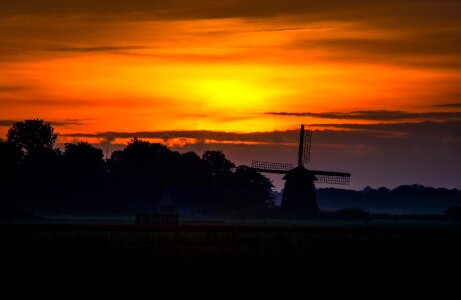 Nature mood solar disk