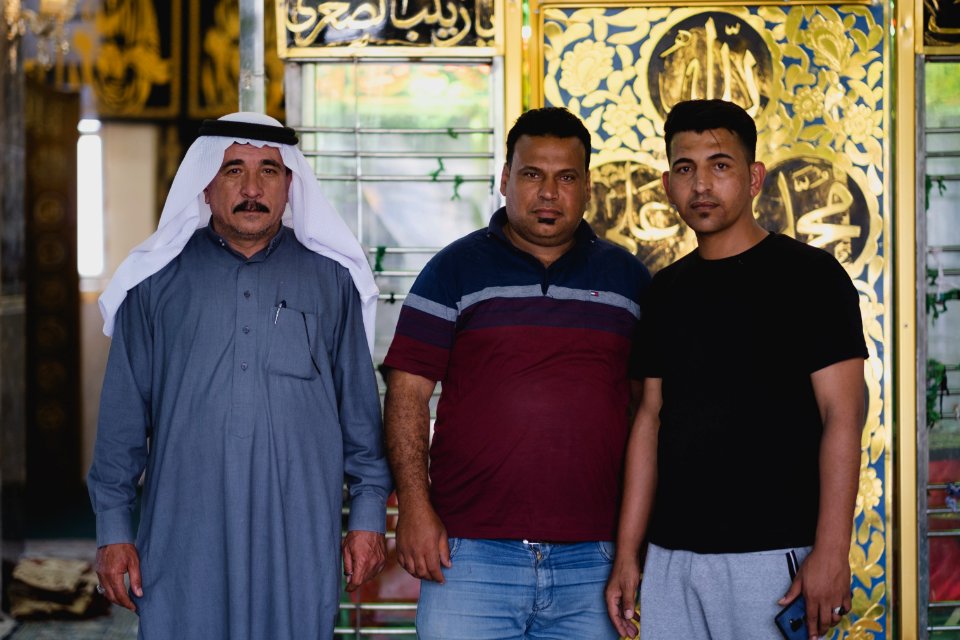 Visiting the Shia shrine of Sayida Zeyneb in Shingal in April of 2019, during its reconstruction following destruction by the Islamic State 05