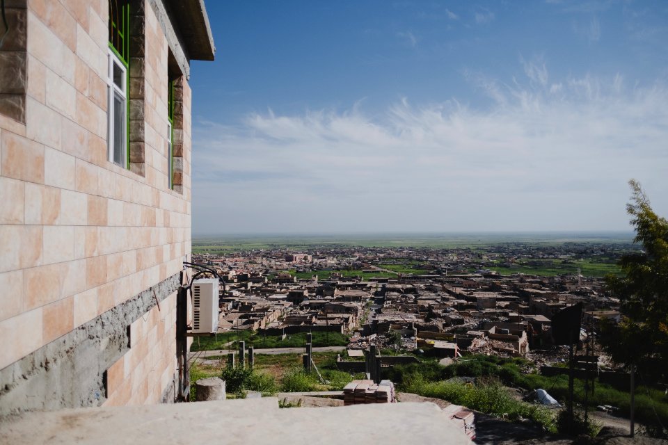 Visiting the Shia shrine of Sayida Zeyneb in Shingal in April of 2019, after its reconstruction following destructing by the Islamic State 20