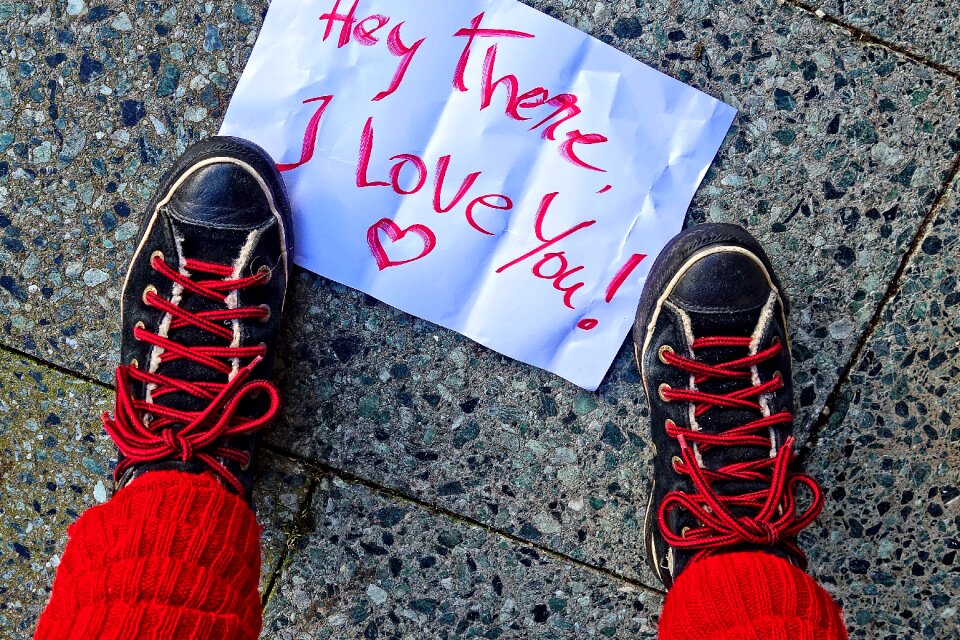 Writing message love