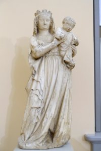 Virgin and Child, Lothringen, c. 1300, limestone - Bode-Museum - DSC03462