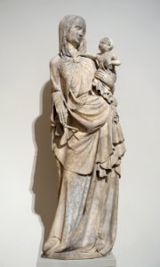 Virgin and Child, Liège or Italy, c. 1330, Carrara marble - Bode-Museum - DSC03552