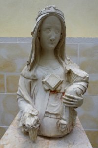 Virgin and Child, from Montemor-o-Vehlo, by Mestre Pero, 14th century - Museu Nacional de Machado de Castro - Coimbra, Portugal -DSC09898