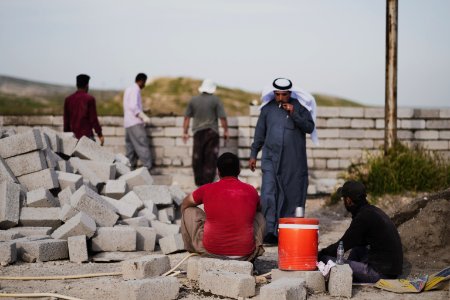 Visiting the Shia shrine of Sayida Zeyneb in Shingal in April of 2019, during its reconstruction following destruction by the Islamic State 11