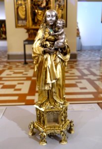 Virgin and Child by Henrich Hufnagel, 1482, silver, partially gilded - Bode-Museum - DSC03581