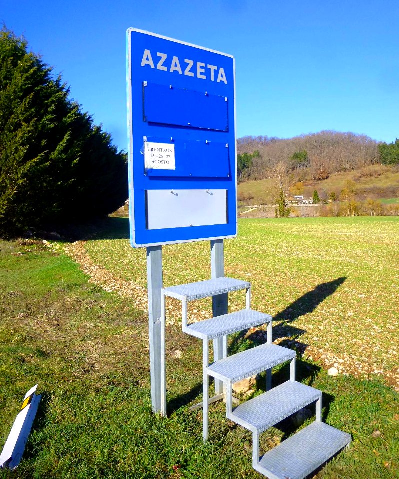 Virgala Menor - Anuncio del Puerto de Azáceta 1