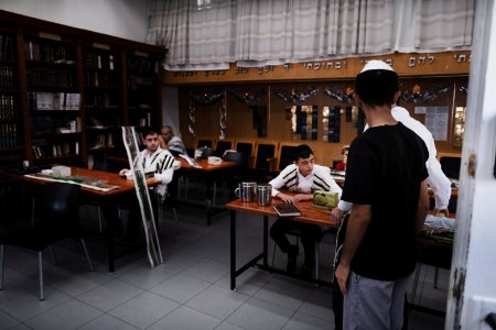 Visiting a Chabad in Jerusalem during Sukkot 06