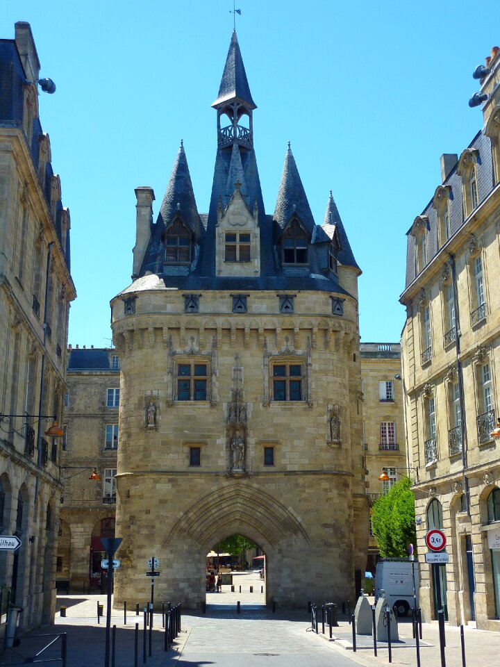 Middle ages architecture city gate