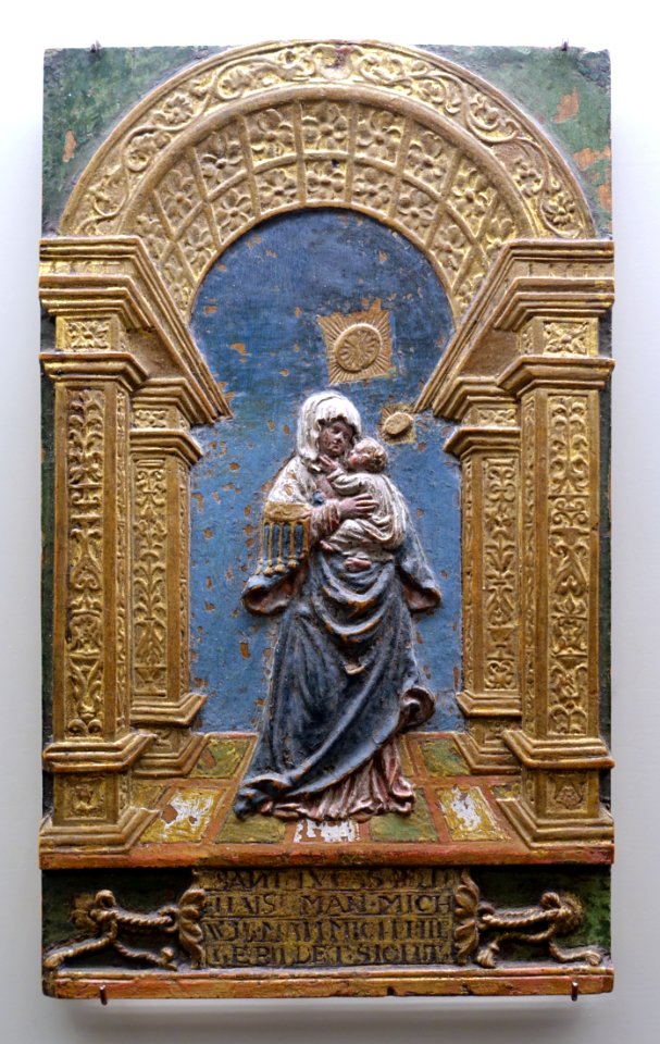 Virgin and Child, by Hans Schwarz, Augsburg, 1522, walnut - Bode-Museum - DSC03293