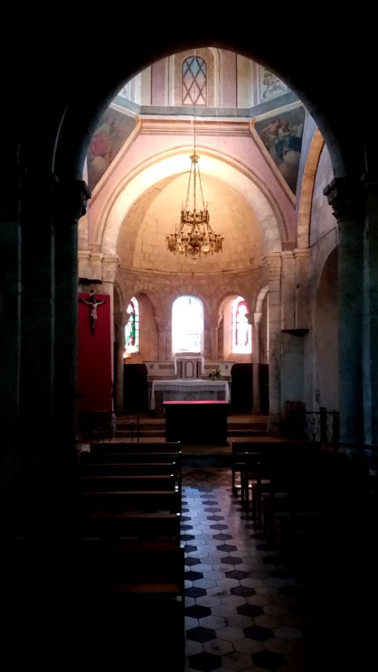 Vinezac - Église Notre-Dame-de-l'Annonciation - Nef et abside